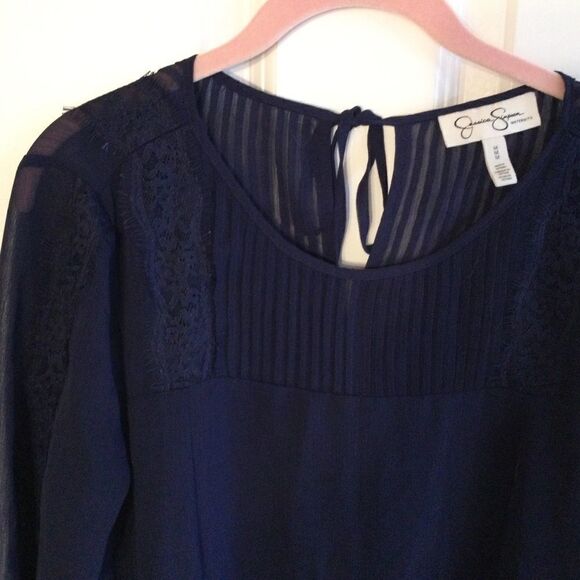 NWOT. Jessica Simpson Maternity Women’s Sz M Navy - Picture 3 of 11